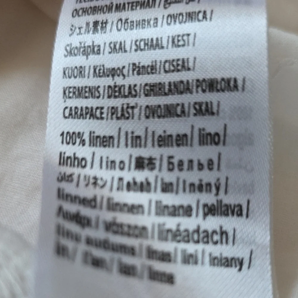 FARM RIO Scalloped Broderie Mini Dress sz Large L‎ Anglaise-trimmed Linen Cream - Picture 9 of 9